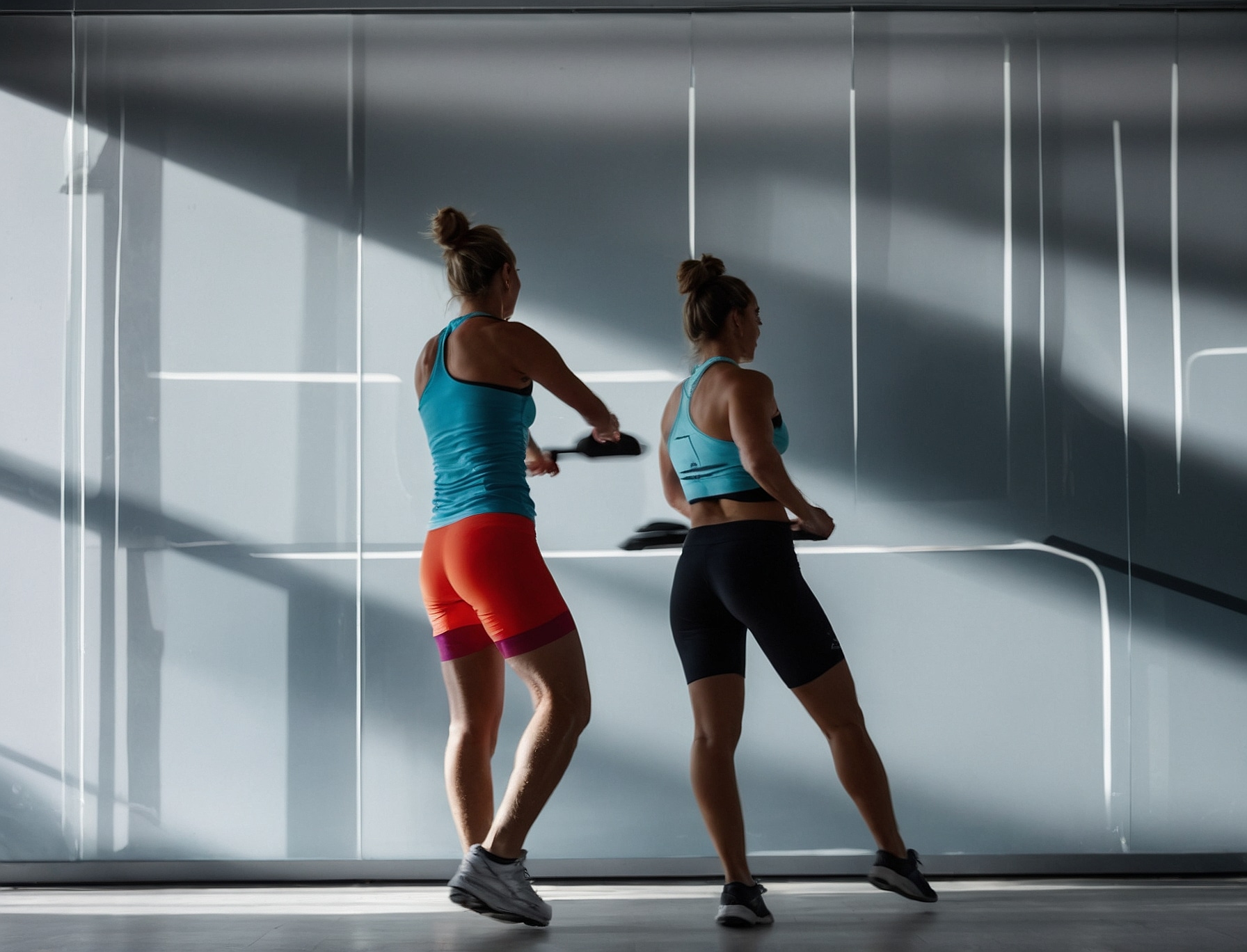 Entrenador personal optimizando rendimiento